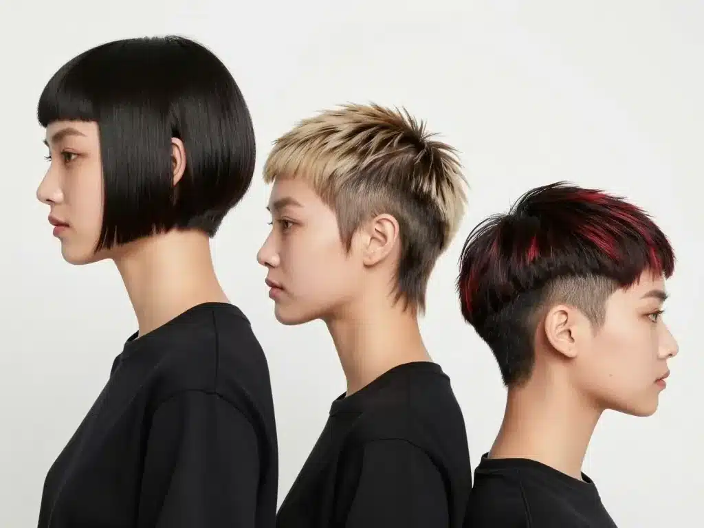 nuque rasée hyper stylée coupe courte femme moderne inspirations coupes