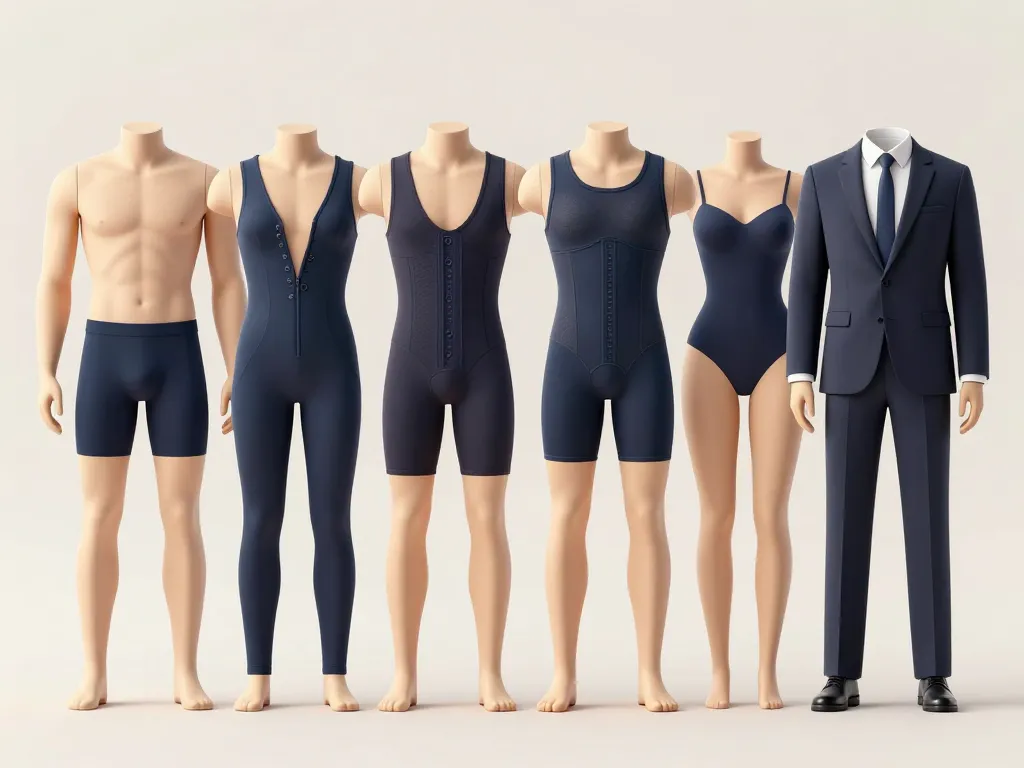 visuels types body homme adulte sur mannequins