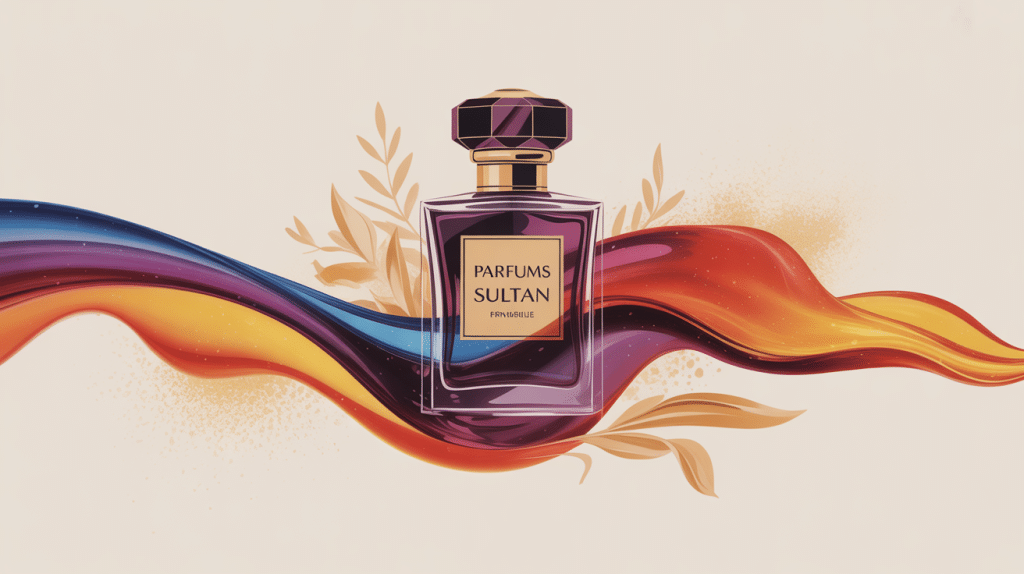 illustration parfums sultan univers oriental