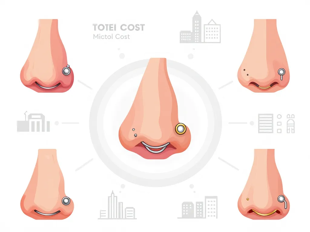 Facteurs prix piercing au nez types bijoux ville