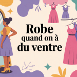 quelle robe quand on a du ventre illustration miroir