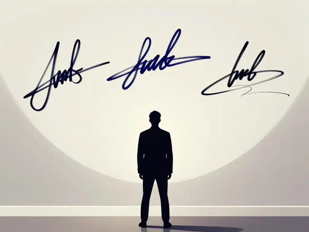 signature 3 choix personnalisé modèle signature