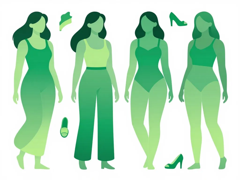 tenue saint patrick femme morphologie nuances vert accessoire