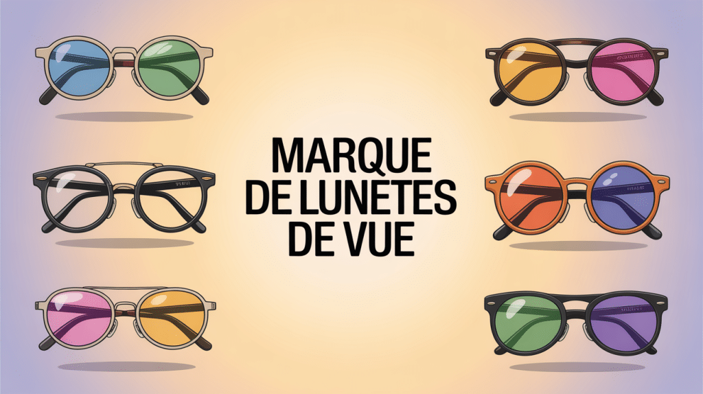Illustration des top 10 marque lunette de vue tendance