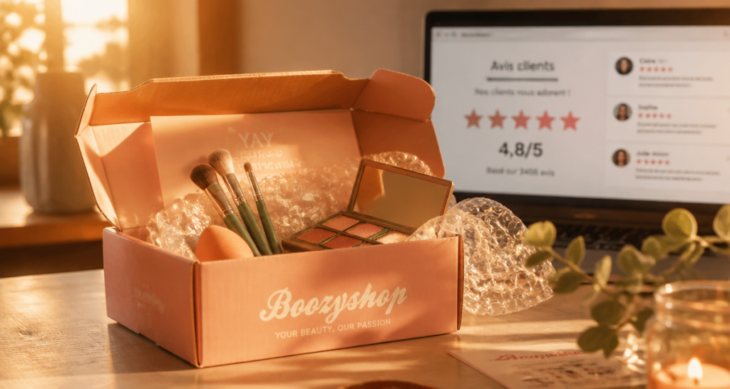 boozyshop avis colis ouvert produits