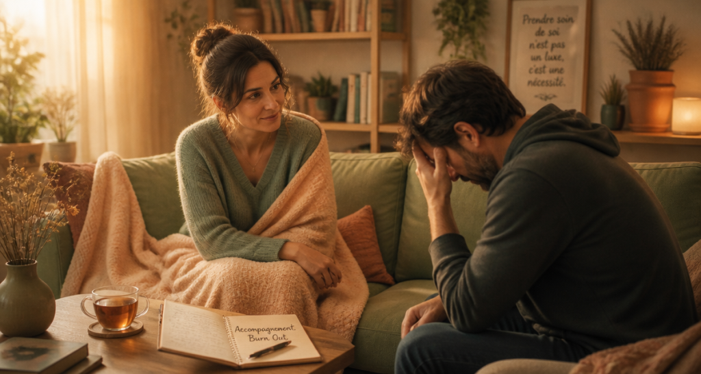 comment aider une personne en burn out image soutien