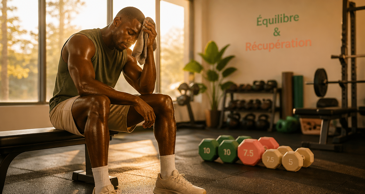 athlète musculation tous les jours salle lumière golden hour