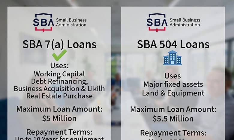 SBA 7(a) vs. SBA 504 Loans: Which Is Right for You?