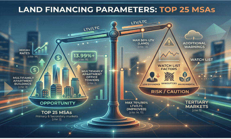 Navigating High-Yield Commercial and Multifamily Land Financing in Primary and Secondary Markets