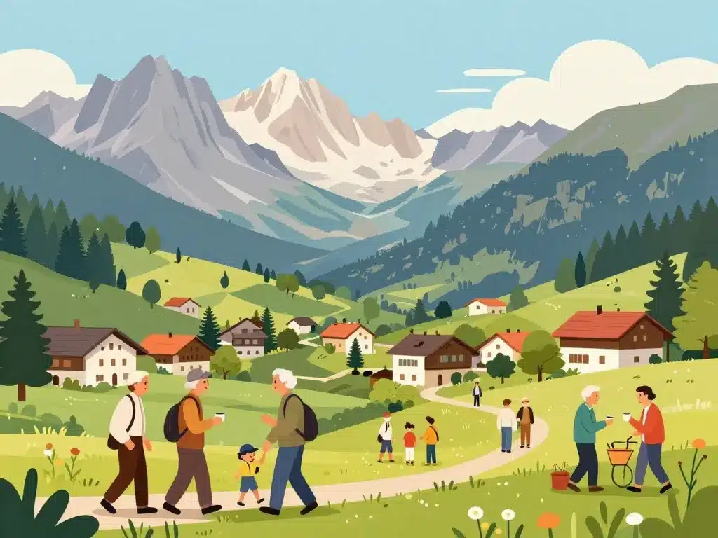 maurienne seniors village montagne vie quotidienne