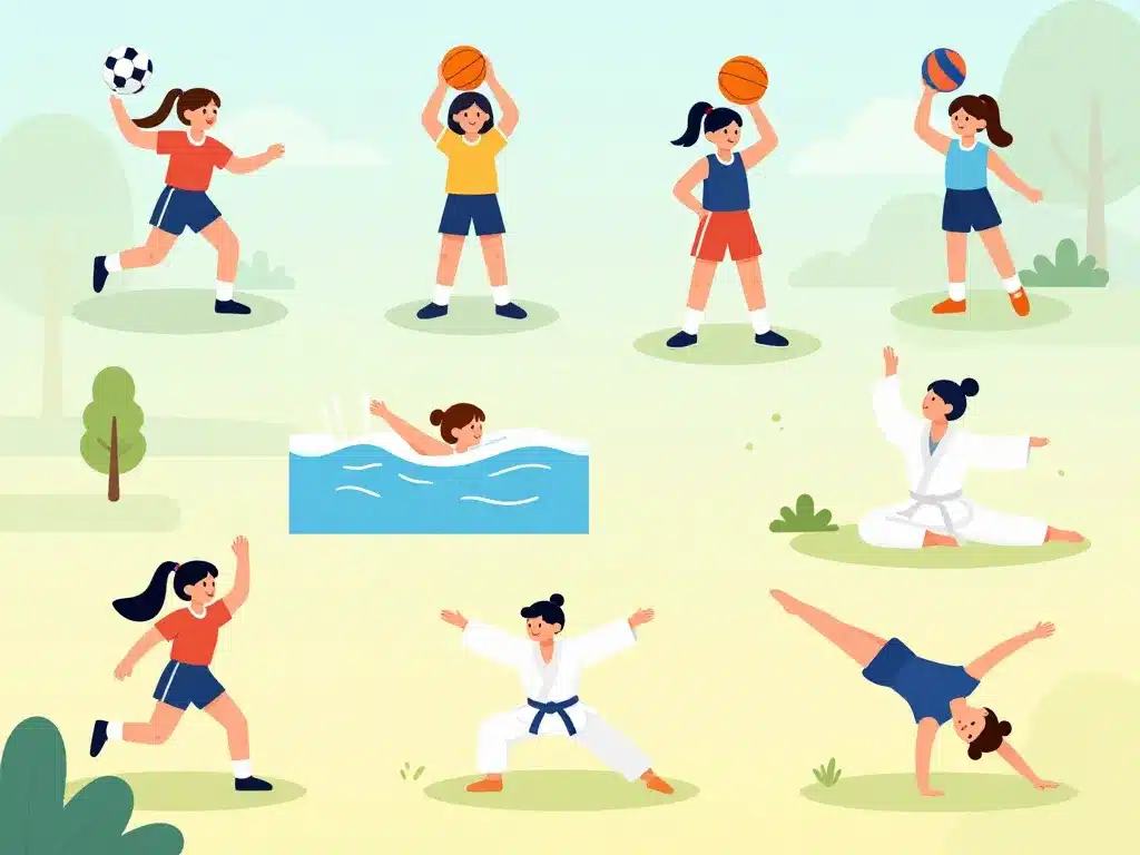 sport pour fille de 10 ans différents sports