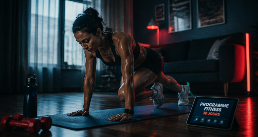 femmes fitness gainage salon