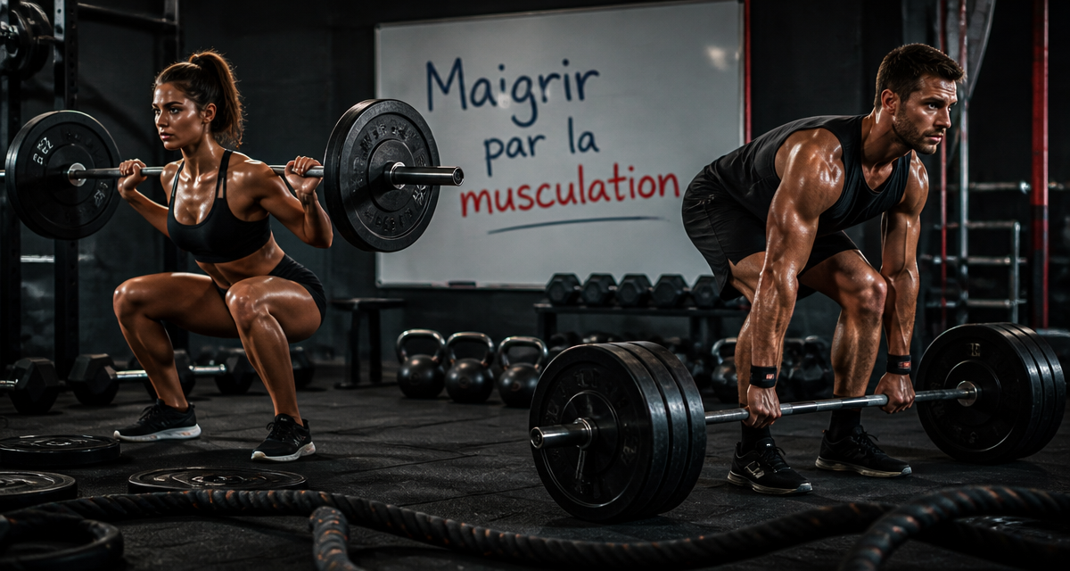 maigrir par la musculation homme femme squat deadlift