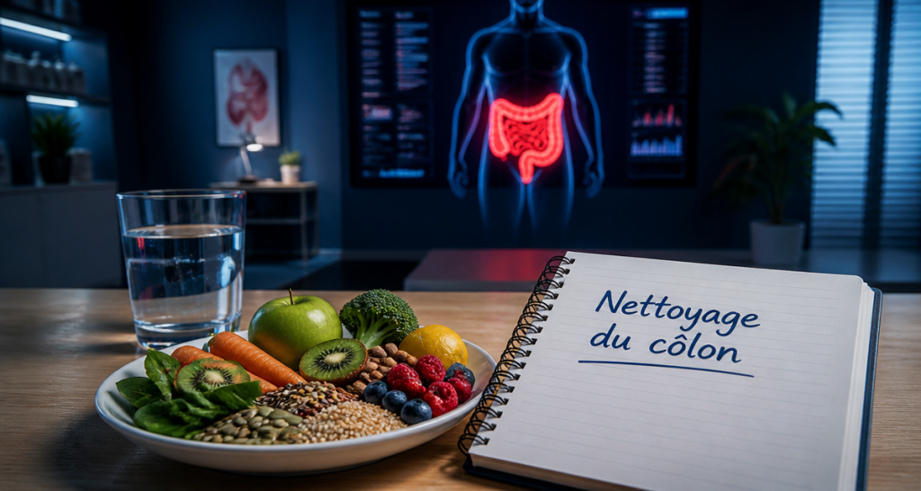 nettoyage du côlon et perte de poids, consultation, aliments riches en fibres