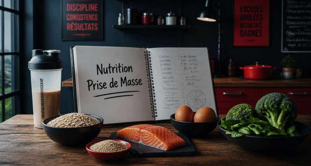 Prise de masse musculaire aliments sur plan de travail
