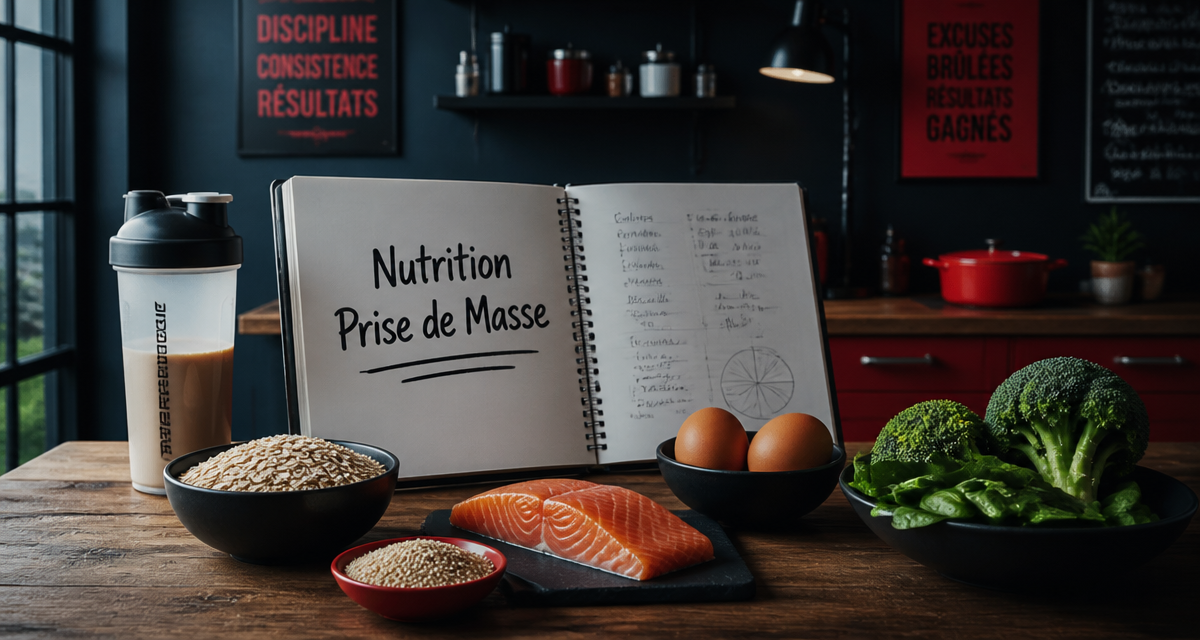 Prise de masse musculaire aliments sur plan de travail