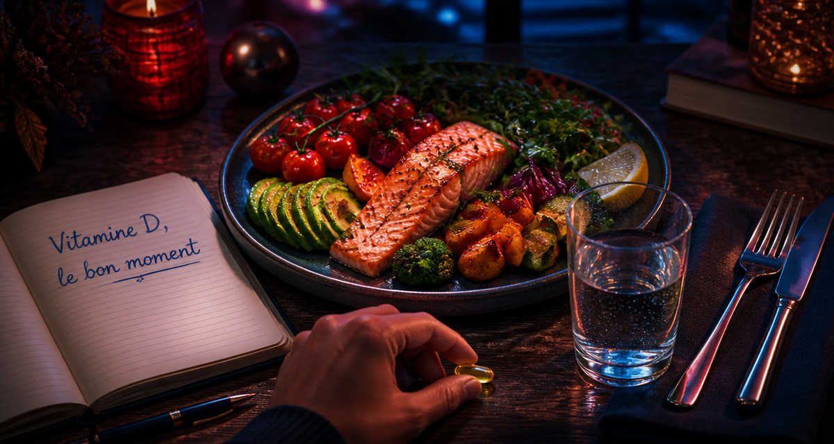 pourquoi prendre la vitamine d le soir plat et gélule