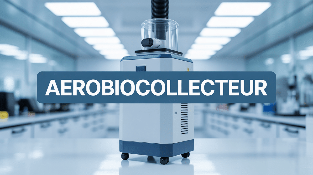 aérobiocollecteur appareil portable aspiration air laboratoire stérile