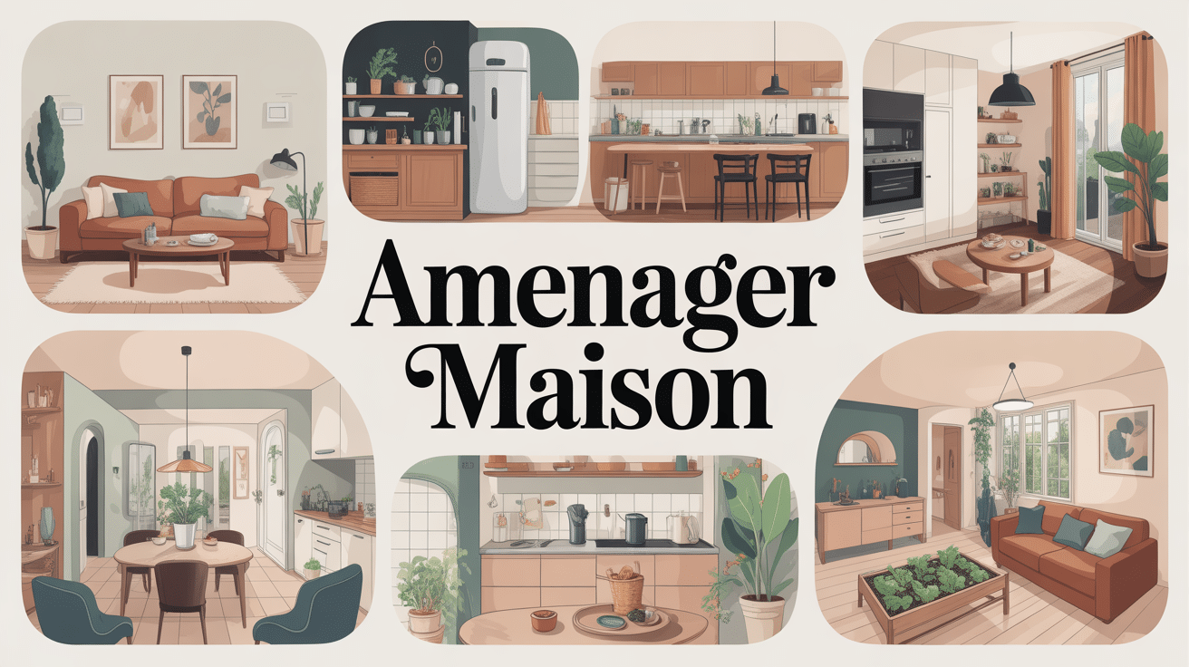 illustration maison aménagée moderne par amenagermaison fr