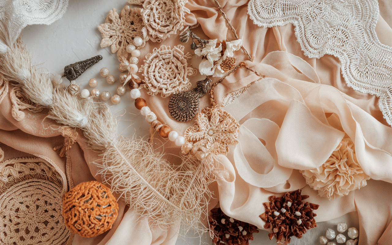 ma boheme robe cache-cœur détails bohèmes et matières naturelles