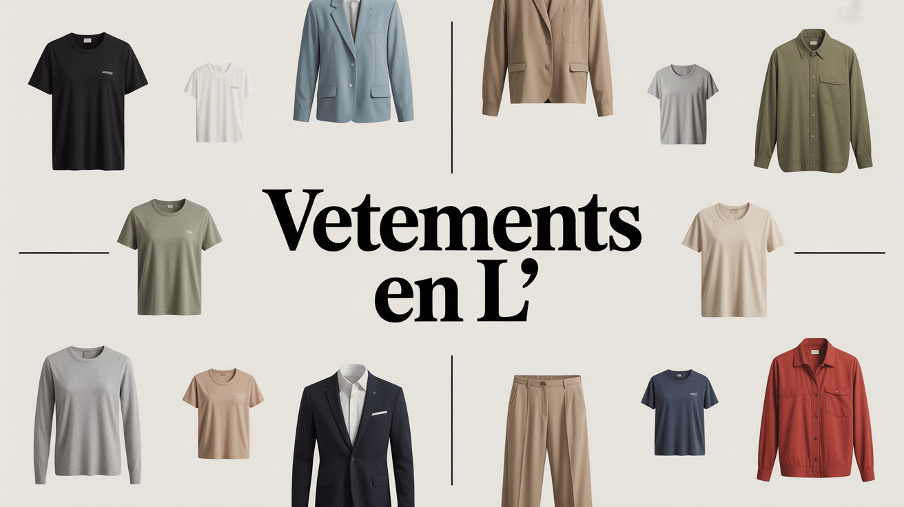 vetement en l divers modeles