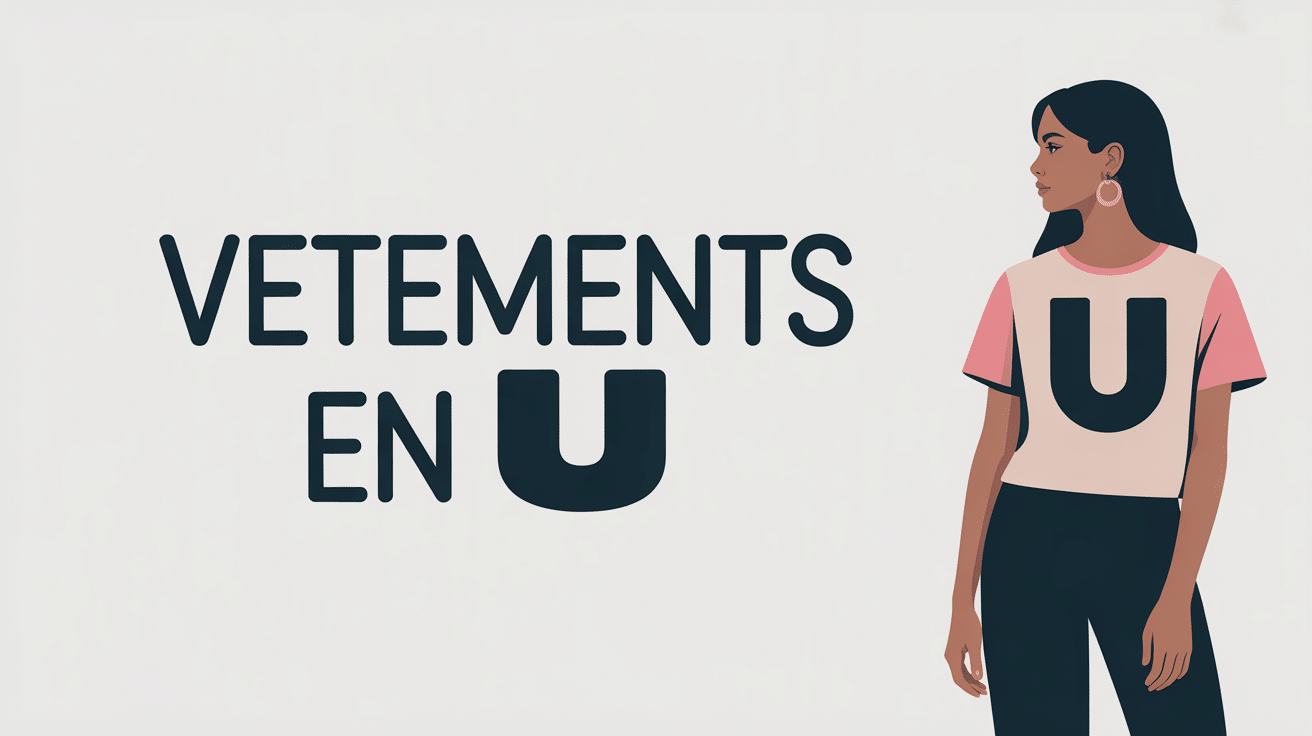 Silhouette femme élégante t-shirt vetement en u