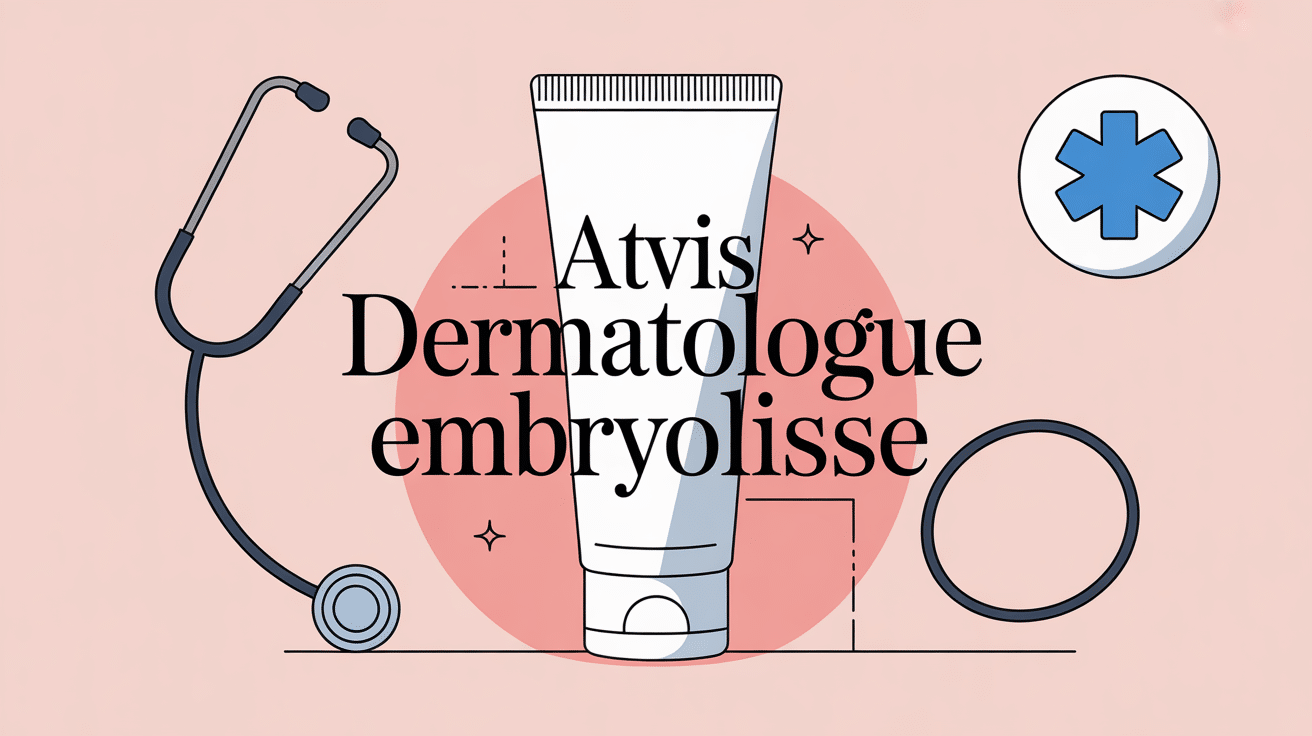 embryolisse avis dermatologue illustration tube creme medical