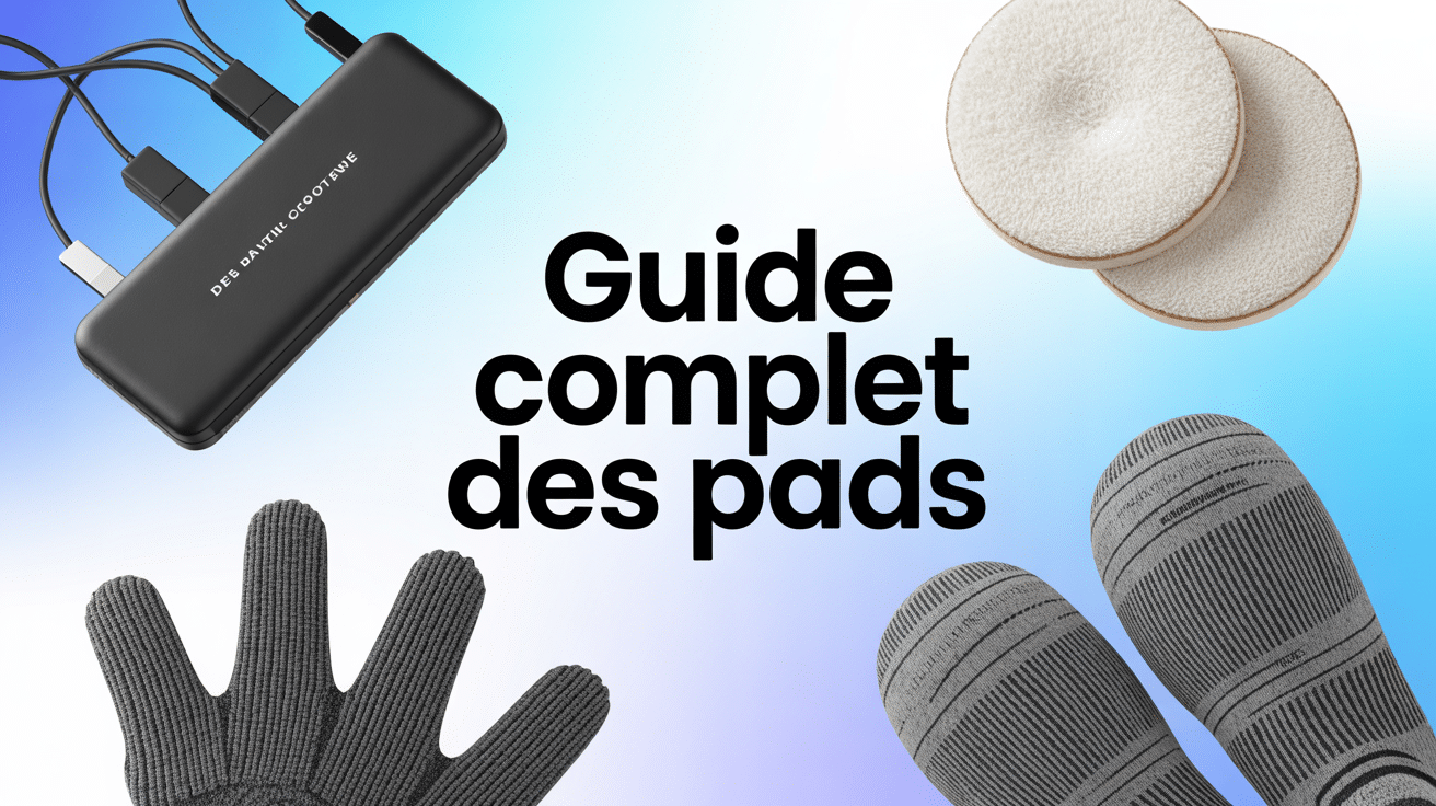 Pads batterie cosmétique sport hygiène