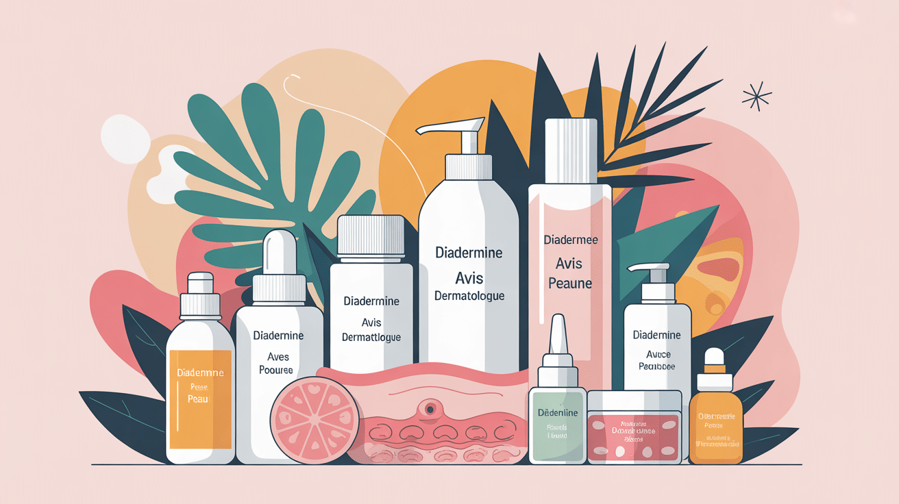 Diadermine avis dermatologue illustration univers soins peau