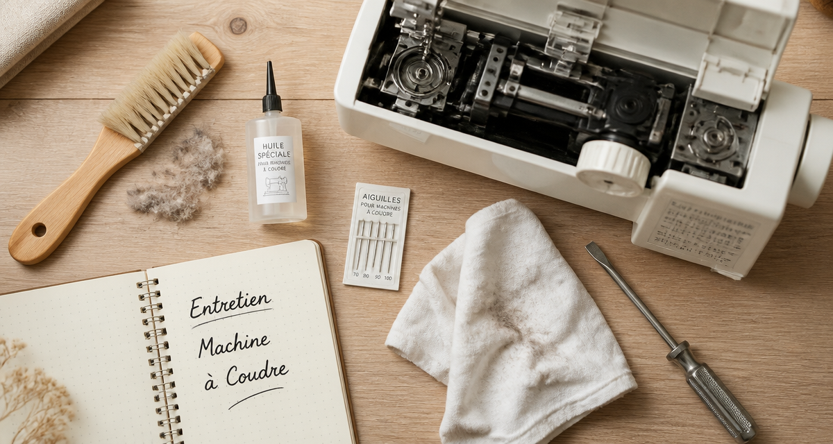 entretien machine à coudre outils et accessoires