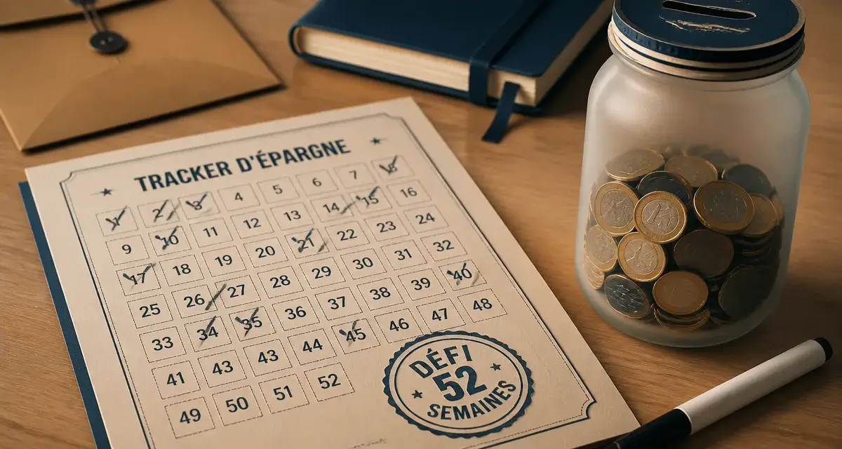 Défi budget à imprimer gratuit 52 semaines d’économies