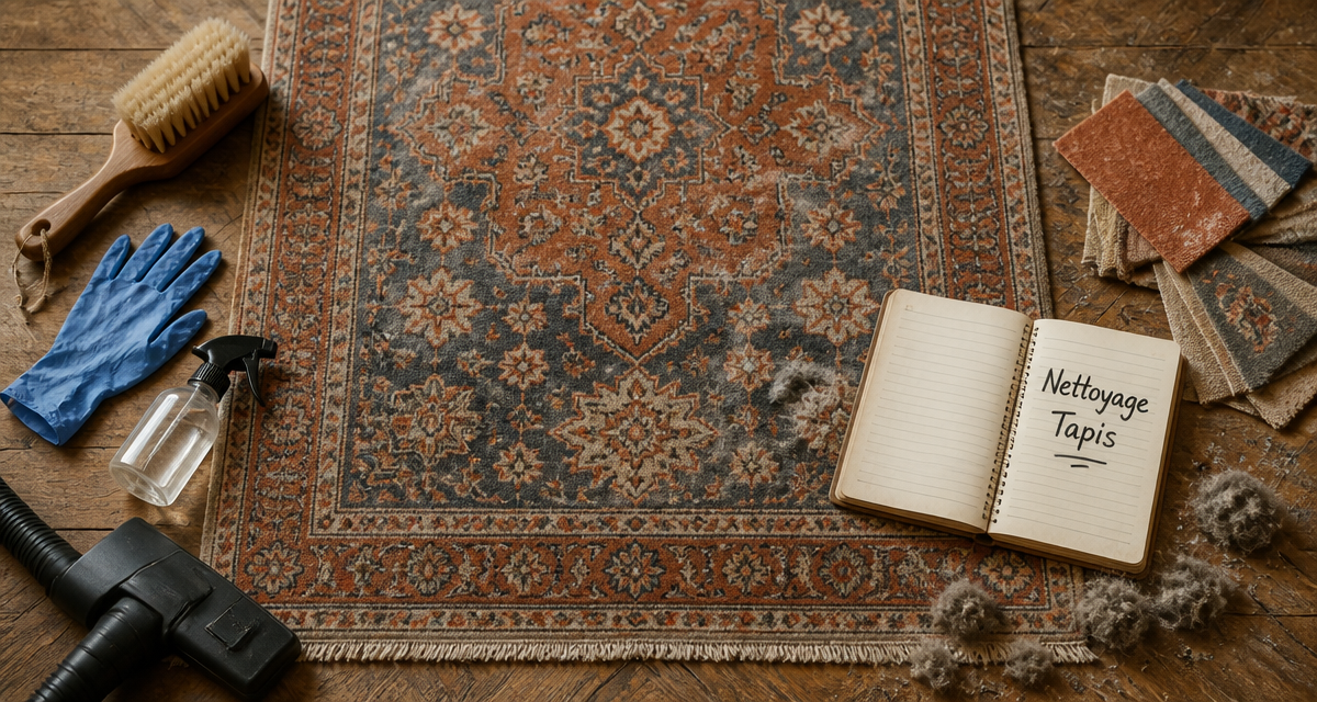 ou faire nettoyer un tapis vue accessoires nettoyage