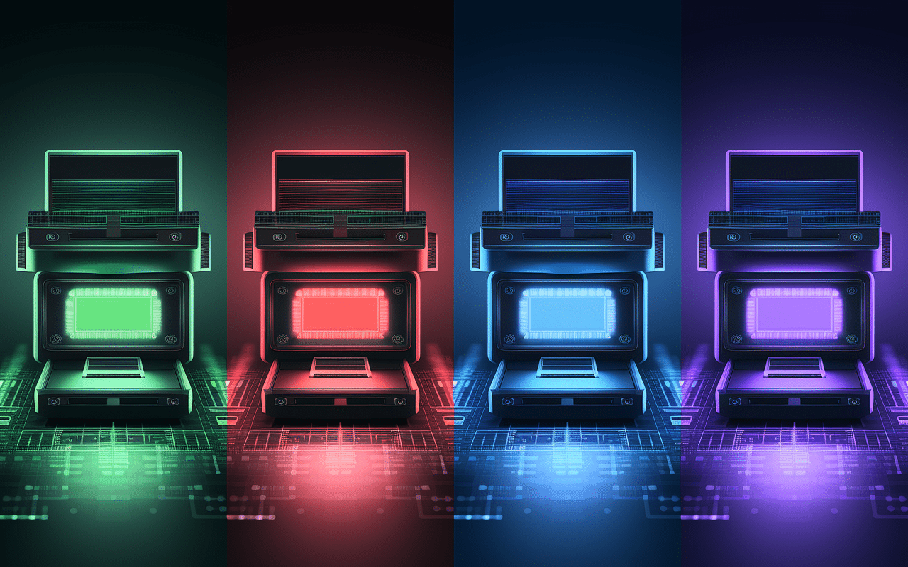 collection scanners dragon ball de différentes couleurs