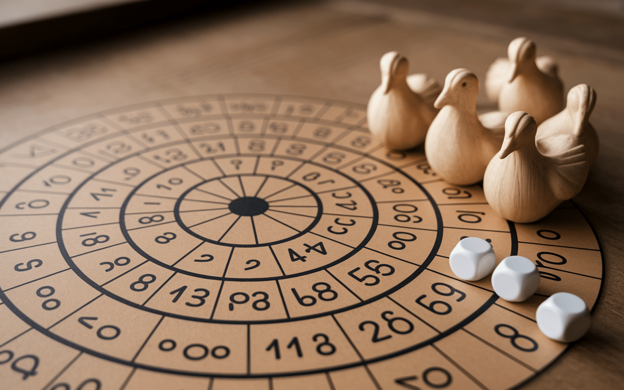 Combien de cases jeu de l'oie avec focus cases multiples de 9