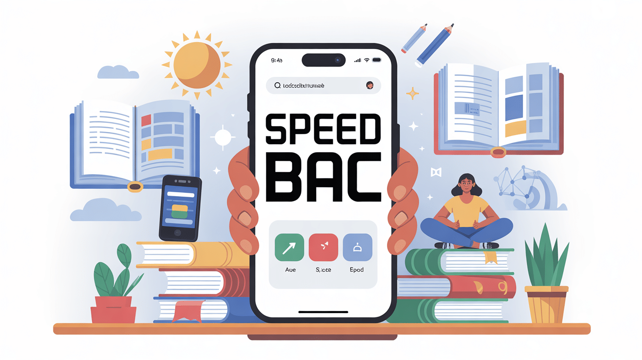 Réussite bac grâce à Speed Bac application mobile