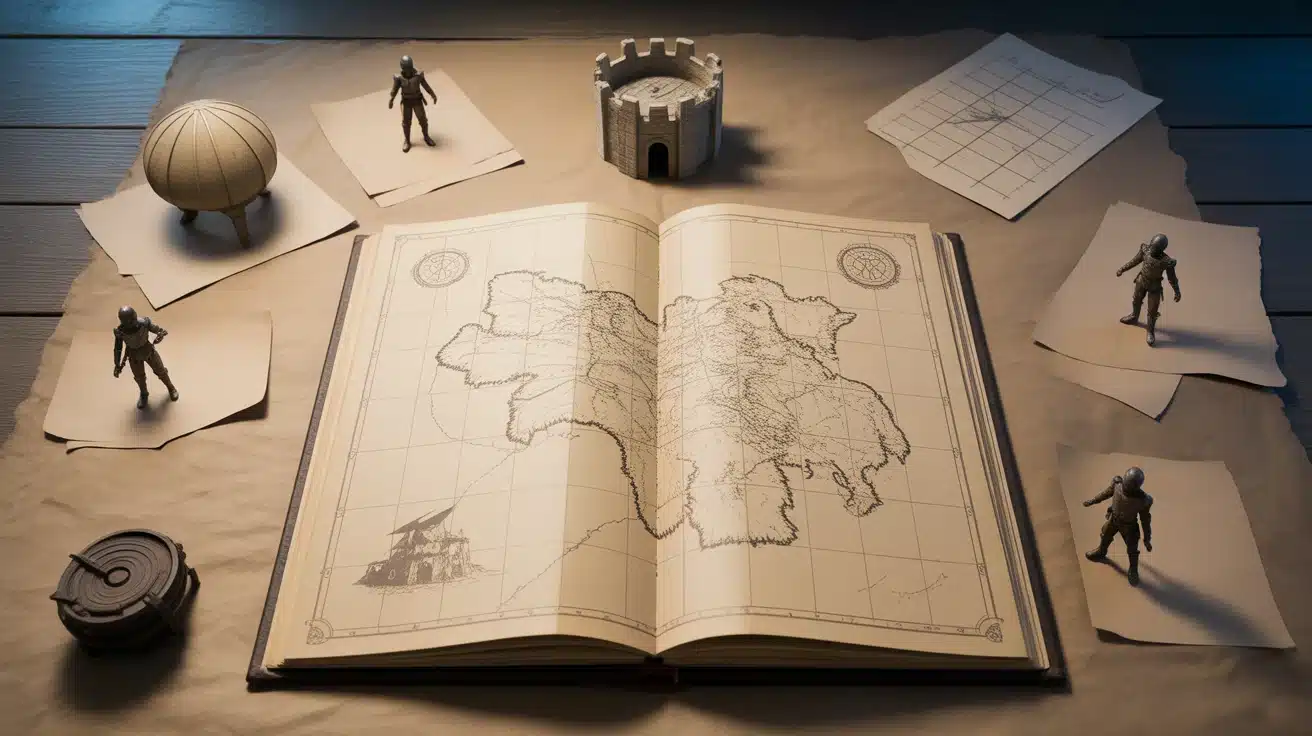 Cartes JDR pour combats tactiques fantasy