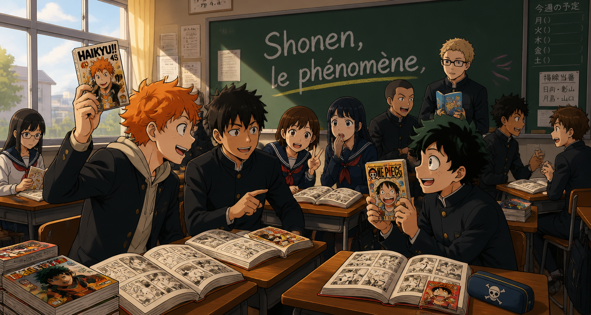 definition shonen adolescents manga salle de classe