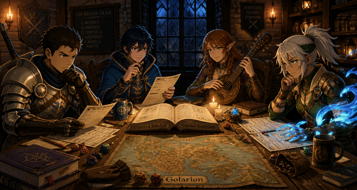 pathfinder rp personnages classes archétypes