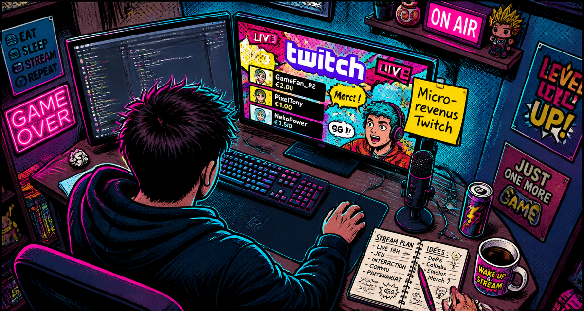 salaire twitch petit streamer bureau