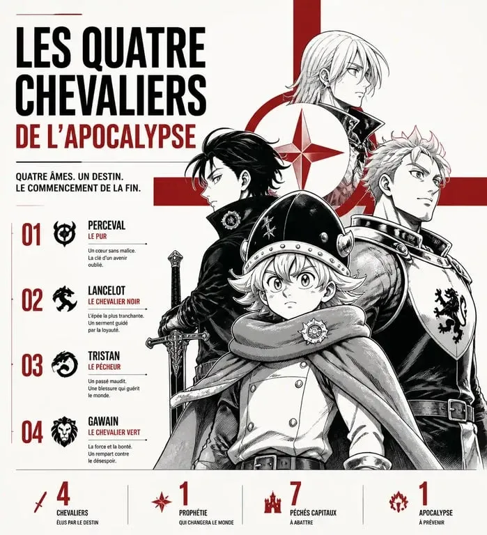 Les quatre chevaliers de l'apocalypse dans la saison 2 de Four Knights of the Apocalypse