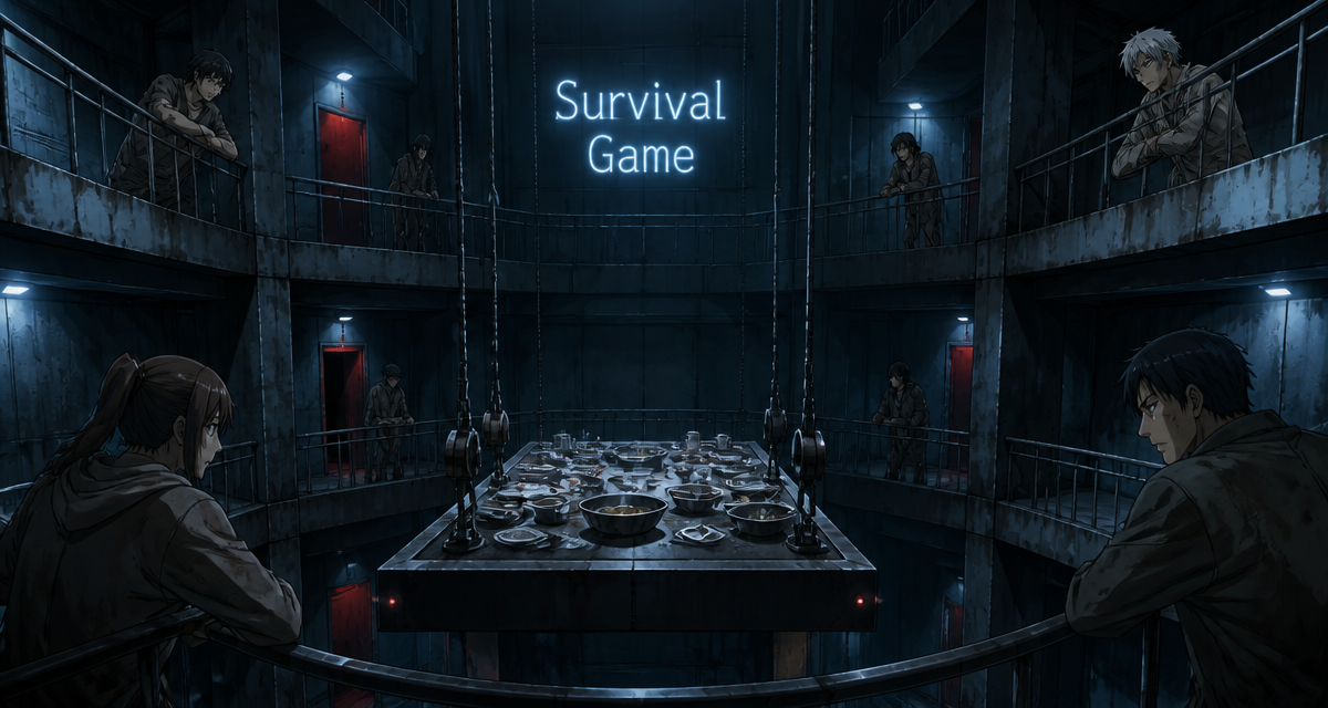 film comme squid game plateforme survival anime