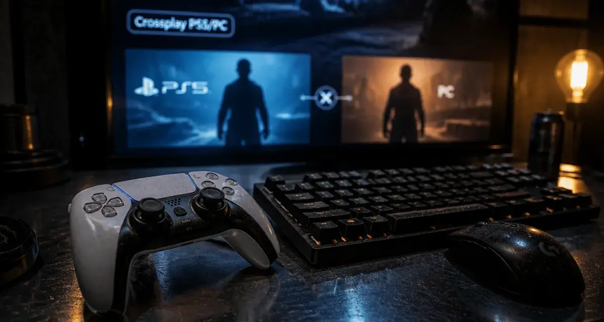 Jeux crossplay PS5 PC : DualSense et clavier pour jouer ensemble sans lag