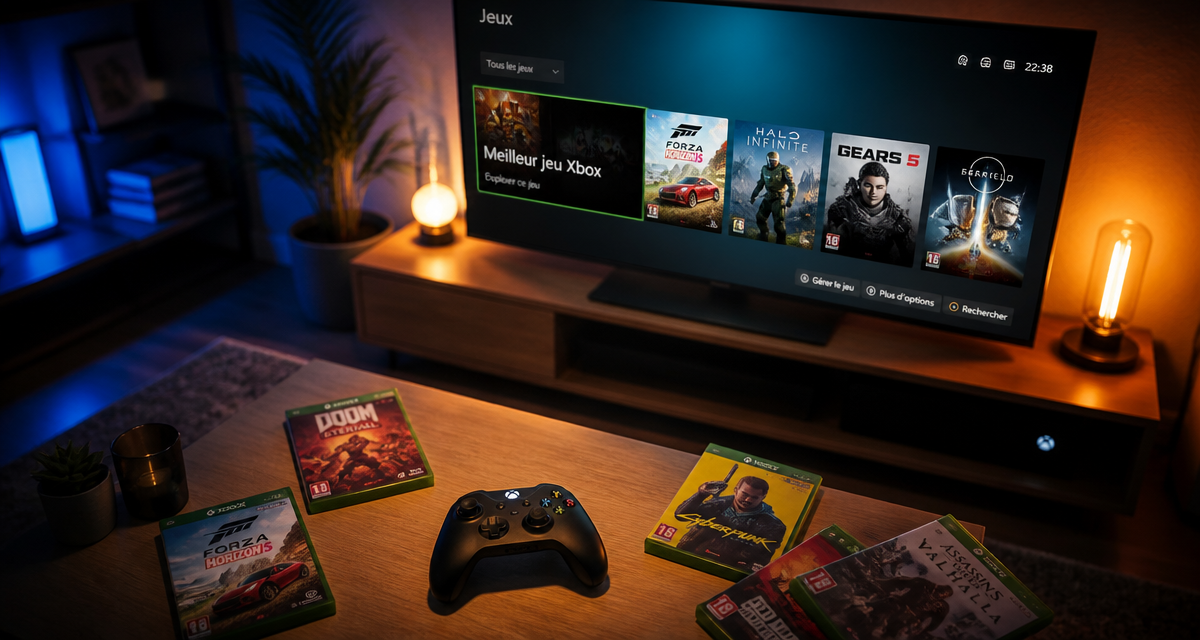 meilleur jeu sur xbox manette et jeux