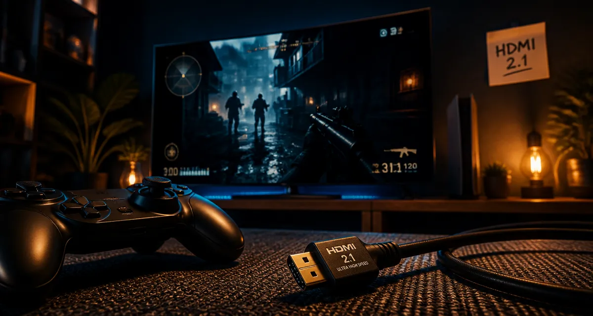 Meilleure TV gaming : HDMI 2.1 et 120 Hz, image fluide