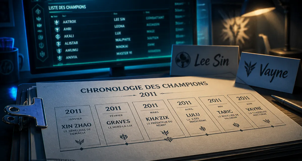 Perso LoL 2011 : 24 champions, meta charnière en 2011