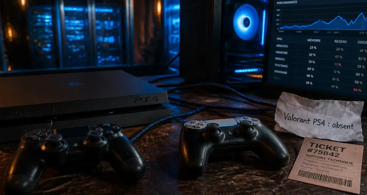 Valorant PS4 absent : alternatives FPS Riot Games