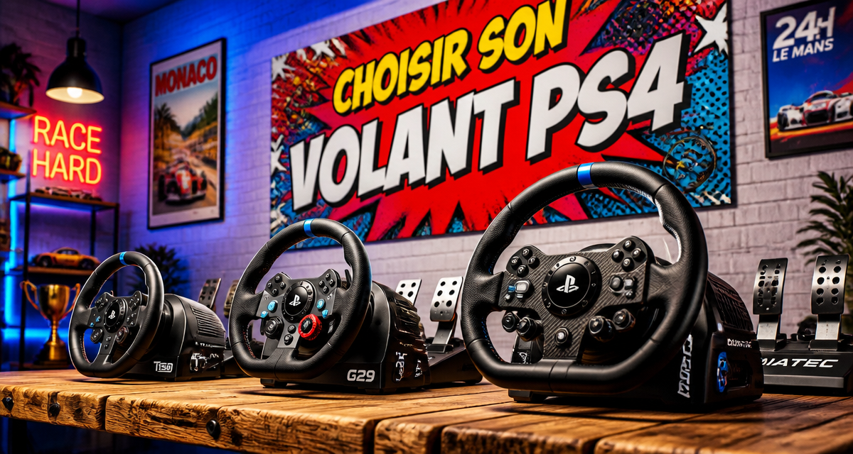 volant ps4 prix modèles débutant à pro