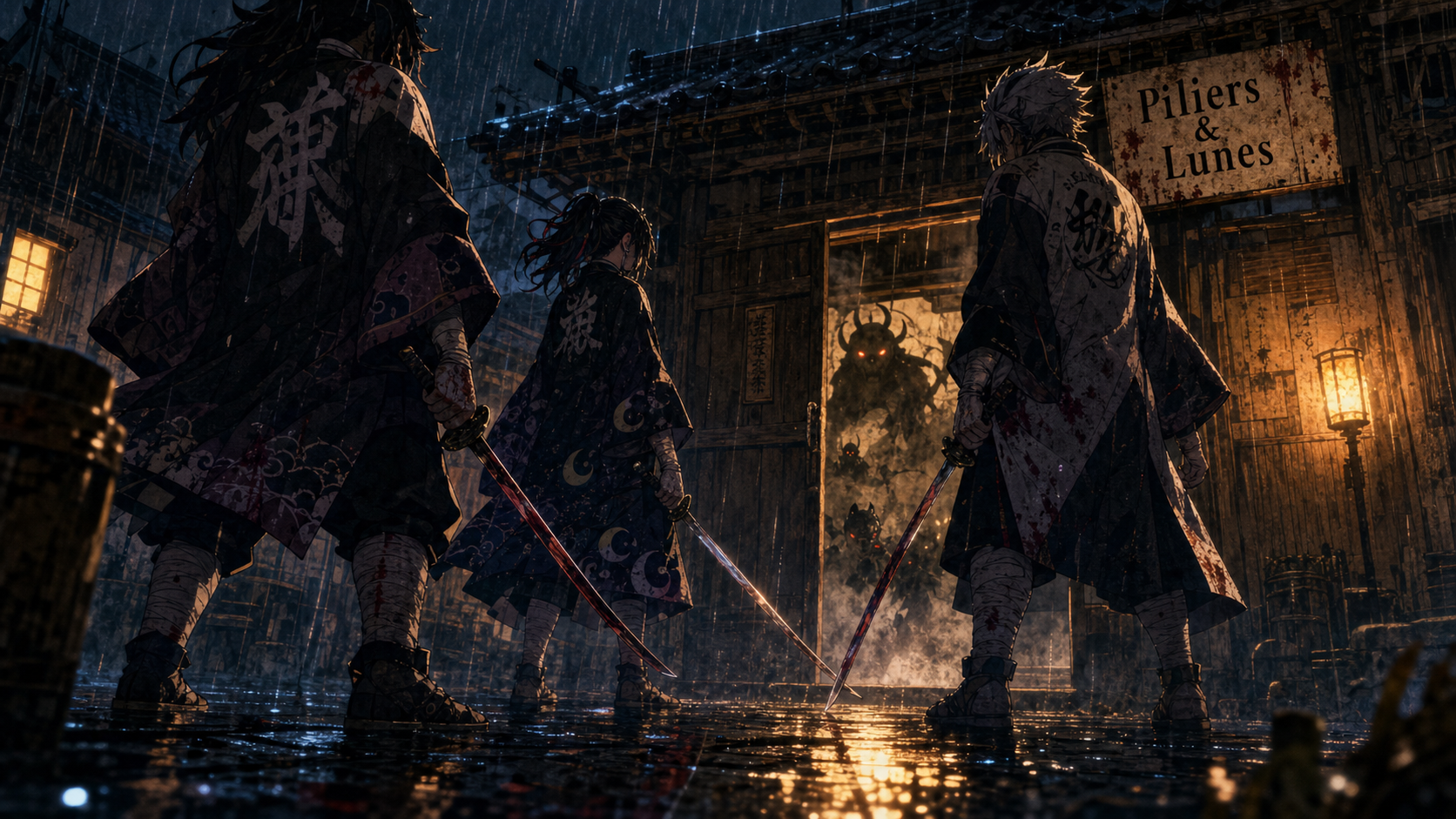 Demon Slayer personnage : héros, piliers et démons, pourfendeurs et démons