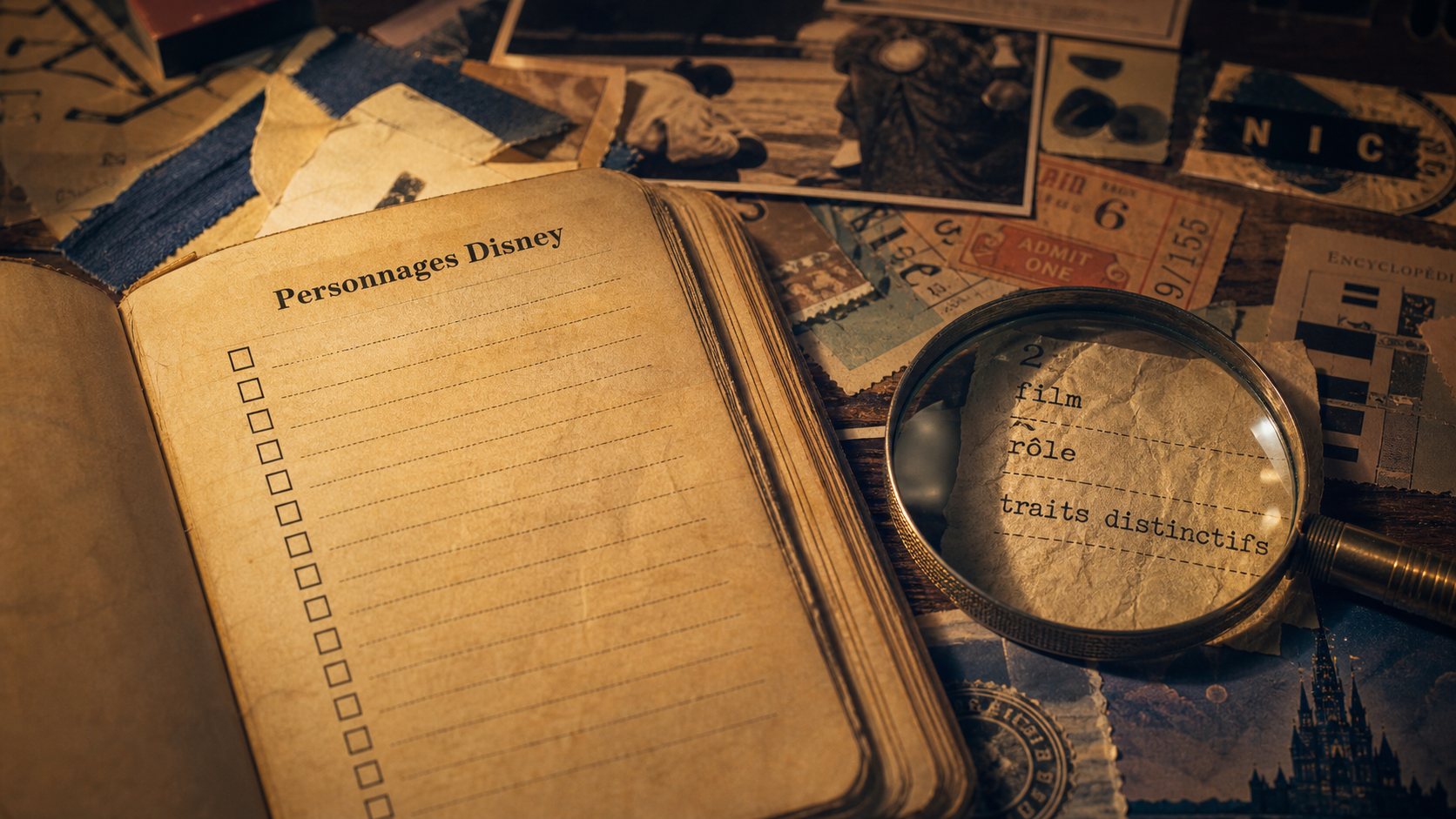 Personnage disney : films et indices pour le retrouver