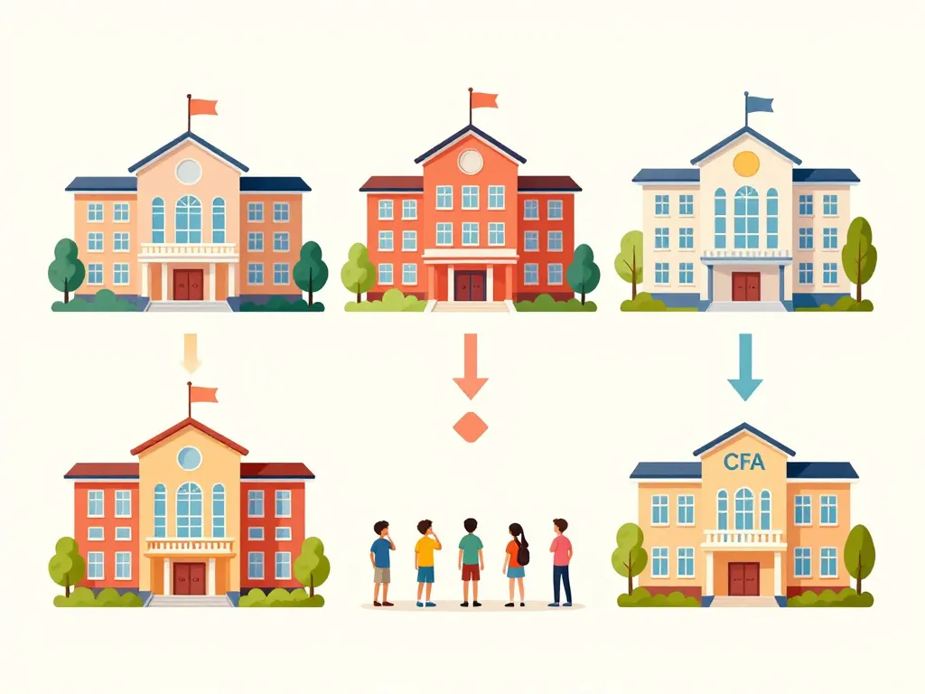 bac pro commerce ecole comparaison lycee CFA prive